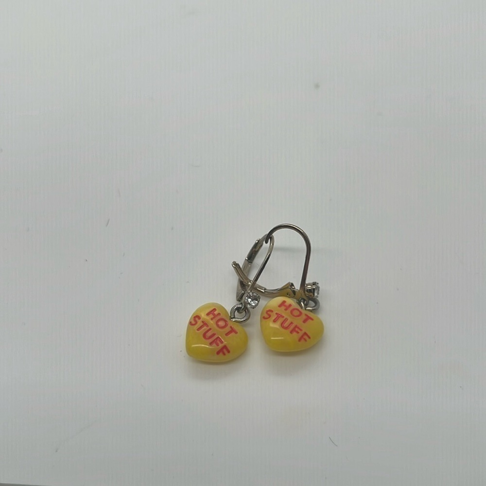 Betsy Johnson candy hot stuff earrings